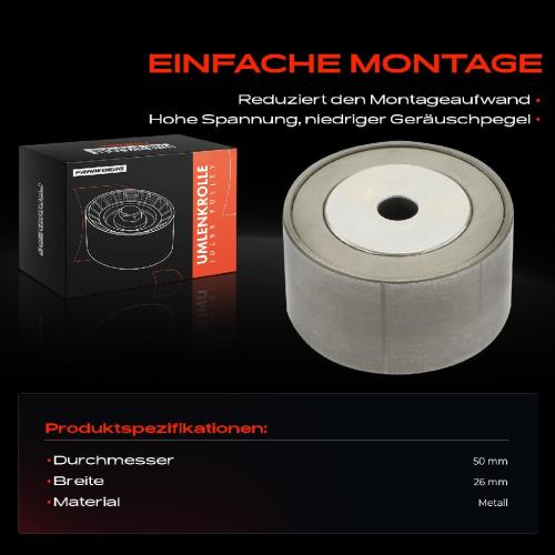 1x Umlenkrolle Führungsrolle für VW Golf BMW 3er Opel Astra H Renault Bild 1x Umlenkrolle Führungsrolle für VW Golf BMW 3er Opel Astra H Renault