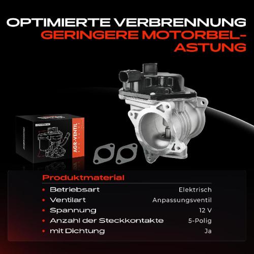 Frankberg 1x AGR-Ventil Abgasrückführungsventil für VW Amarok Pritsche/Fahrgestell Crafter 30-35 Bus 30-50 Kasten Bild Frankberg 1x AGR-Ventil Abgasrückführungsventil für VW Amarok Pritsche/Fahrgestell Crafter 30-35 Bus 30-50 Kasten