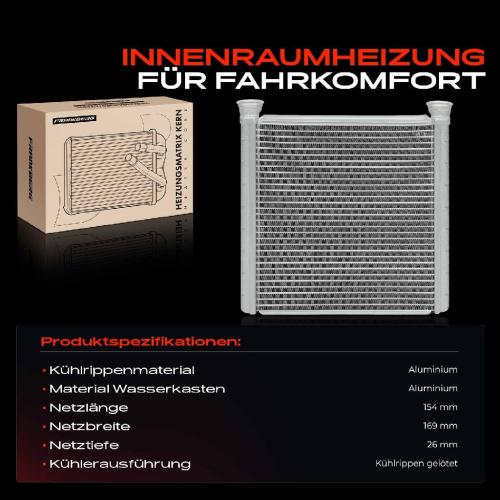 1x Wärmetauscher Innenraumheizung für BMW F40 F48 F45 F44 F46 F39 MINI F55 F56 F57 Bild 1x Wärmetauscher Innenraumheizung für BMW F40 F48 F45 F44 F46 F39 MINI F55 F56 F57