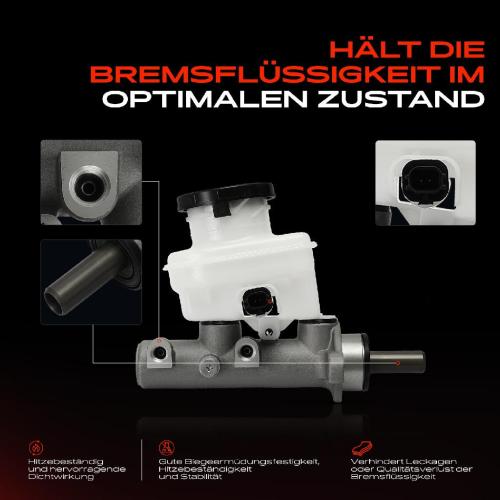 1x Hauptbremszylinder Bremszylinder für Isuzu D-Max I 2006-2012 2.5L 3.0L Bild 1x Hauptbremszylinder Bremszylinder für Isuzu D-Max I 2006-2012 2.5L 3.0L