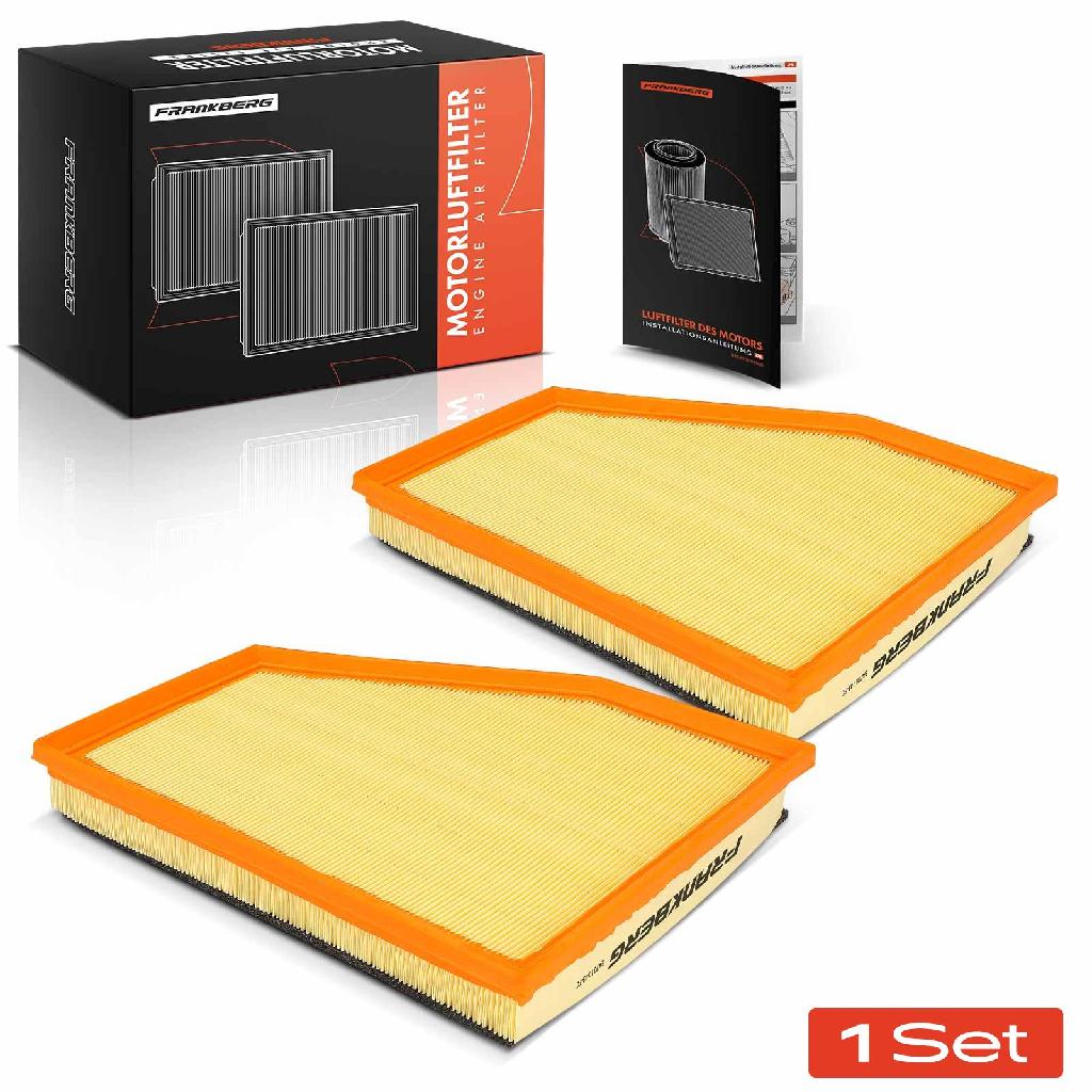 2x Luftfilter Filtereinsatz für BMW 5er E60 E61 520d 535d 6er E63 E64 635d Alpina B5