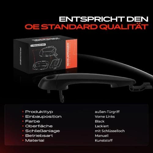 1x Türgriff Vorne Links außen für BMW 3er E90 3er Touring E91 X5 E70 X6 E71 E72 1.6L 2.0L 2.5L 2004-2014 Bild 1x Türgriff Vorne Links außen für BMW 3er E90 3er Touring E91 X5 E70 X6 E71 E72 1.6L 2.0L 2.5L 2004-2014