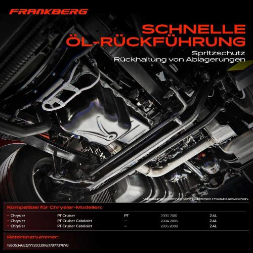 1x Ölwanne Motorölwanne für Chrysler PT Cruiser Cabriolet PT 2.4L 2000-2010 Bild 1x Ölwanne Motorölwanne für Chrysler PT Cruiser Cabriolet PT 2.4L 2000-2010