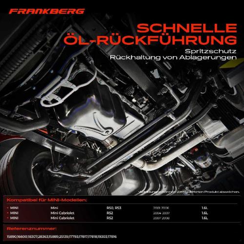 1x Ölwanne Motorölwanne für Mini Cooper Works One R50 R53 R52 I4 1.6L Bild 1x Ölwanne Motorölwanne für Mini Cooper Works One R50 R53 R52 I4 1.6L