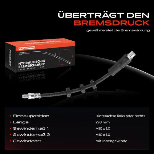 Frankberg 1x Bremsschlauch Bremsschl uche Hinterachse Links oder Rechts f r Volvo S70 V70 I XC70 Cross Country Bild Frankberg 1x Bremsschlauch Bremsschl uche Hinterachse Links oder Rechts f r Volvo S70 V70 I XC70 Cross Country