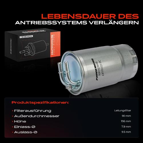 1x Kraftstofffilter für Opel Corsa D Kasten/Schrägheck S07 1.3L Bild 1x Kraftstofffilter für Opel Corsa D Kasten/Schrägheck S07 1.3L