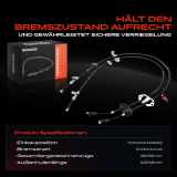 1x Seilzug Feststellbremse Hinterachse beidseitig für Mazda 6 Hatchback Station Wagon GY GG