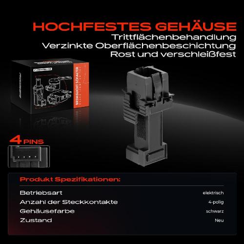 1x Bremslichtschalter für BMW 1er E81 E87 3er E90 5er E39 E60 F10 E63 E53 Bild 1x Bremslichtschalter für BMW 1er E81 E87 3er E90 5er E39 E60 F10 E63 E53