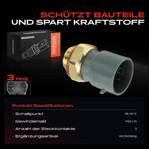 1x Kühlmitteltemperatur Sensor Temperatursensor für Opel Corsa B Astra Vectra A Vauxhall Astra MK II Cabriolet Bild 1x Kühlmitteltemperatur Sensor Temperatursensor für Opel Corsa B Astra Vectra A Vauxhall Astra MK II Cabriolet
