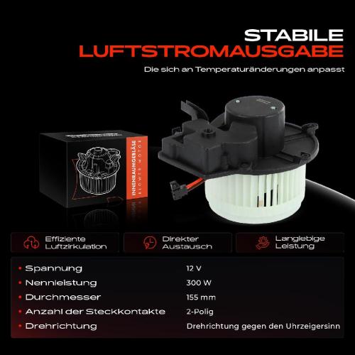 Frankberg 1x Gebläsemotor Innenraumgebläse für Mercedes-Benz SL R230 SLR R199 Bild Frankberg 1x Gebläsemotor Innenraumgebläse für Mercedes-Benz SL R230 SLR R199