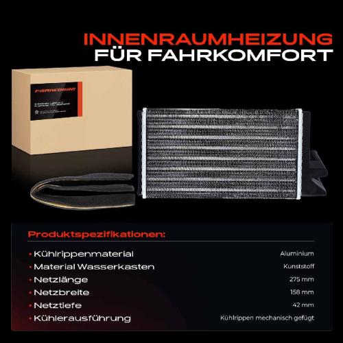 1x Wärmetauscher Innenraumheizung für Audi A6 100 4A C4 43 44 200 Bild 1x Wärmetauscher Innenraumheizung für Audi A6 100 4A C4 43 44 200