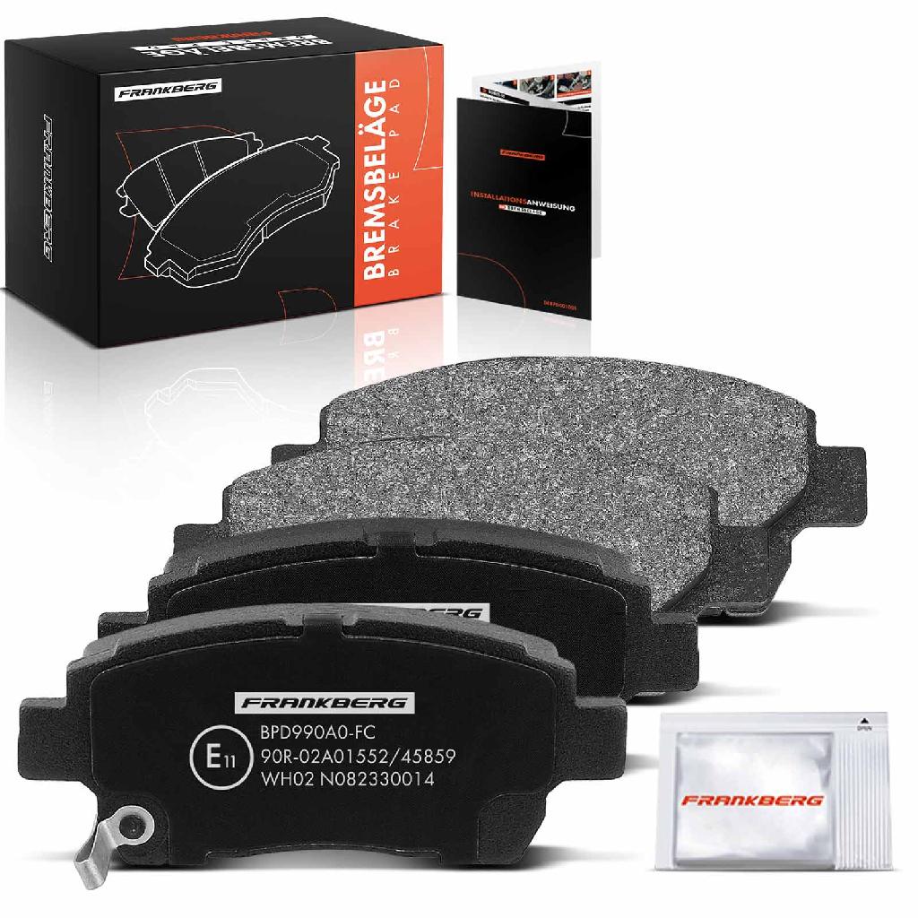 4x Bremsbeläge Vorderachse für Toyota Celica Corolla Kombi Stufenheck Verso IQ MR 2 III Prius Liftback