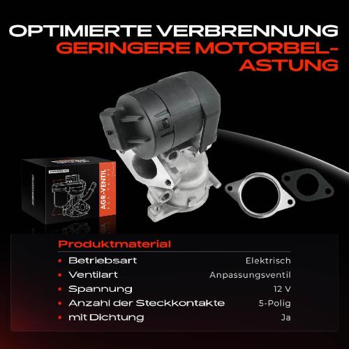 Frankberg 1x AGR-Ventil Abgasrückführungsventil für Citroën C4 Grand Picasso I MPV C5 II Break III C8 Fiat Peugeot Volvo Bild Frankberg 1x AGR-Ventil Abgasrückführungsventil für Citroën C4 Grand Picasso I MPV C5 II Break III C8 Fiat Peugeot Volvo