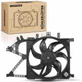 Frankberg 1x Motorkühller Einfachlüfter mit Kühlerlüfterrahmen Opel Corsa C F08 X01 Combo Tigra Twintop