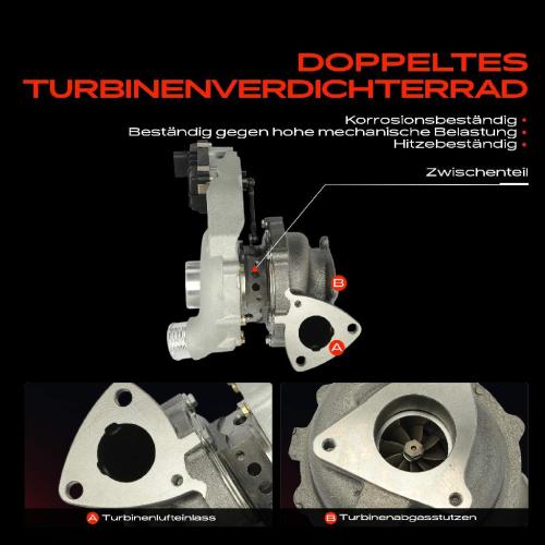 1x Abgasturbolader für Land Rover Discovery IV L319 Discovery V L462 Range Rover IV L405 L320 L494 Bild 1x Abgasturbolader für Land Rover Discovery IV L319 Discovery V L462 Range Rover IV L405 L320 L494
