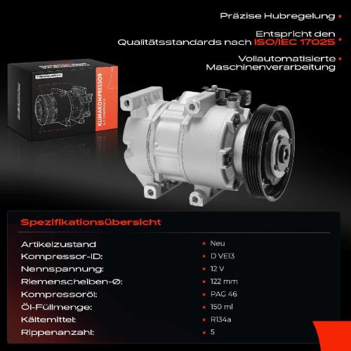 1x Klimakompressor für Hyundai i40 CW VF 1.7L 2011-2019 Bild 1x Klimakompressor für Hyundai i40 CW VF 1.7L 2011-2019