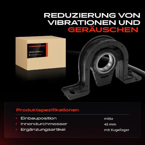 1x Lagerung Gelenkwelle Kardanwellenlager für VW LT 28-46 II Kasten Pritsche/Fahrgestell Bild 1x Lagerung Gelenkwelle Kardanwellenlager für VW LT 28-46 II Kasten Pritsche/Fahrgestell