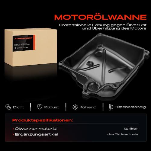 Frankberg 1x lwanne Motor lwanne f r VW Golf Passat Touran Audi A3 Seat Leon Skoda Yeti 1.4L 1.8L 2003-2018 Bild Frankberg 1x lwanne Motor lwanne f r VW Golf Passat Touran Audi A3 Seat Leon Skoda Yeti 1.4L 1.8L 2003-2018