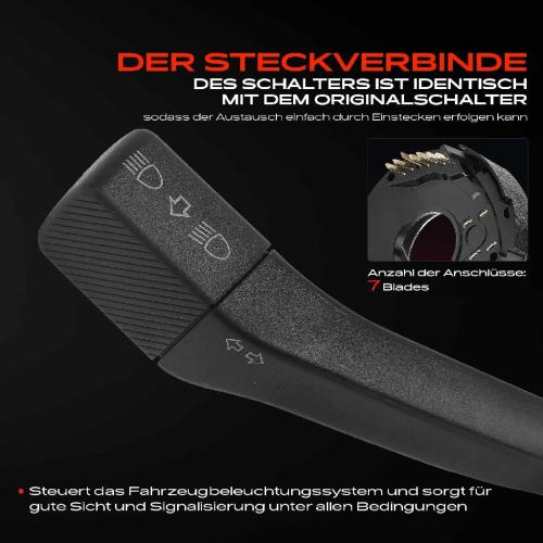1x Kombischalter Lenkstockschalter für VW Golf 2 Jetta 1G1 1G2 Bild 1x Kombischalter Lenkstockschalter für VW Golf 2 Jetta 1G1 1G2