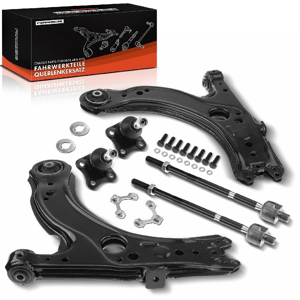 Frankberg 1x Querlenker Satz Vorderachse für VW Golf IV Bora Variant New Beetle Cabriolet Audi A3 Seat Leon Toledo II
