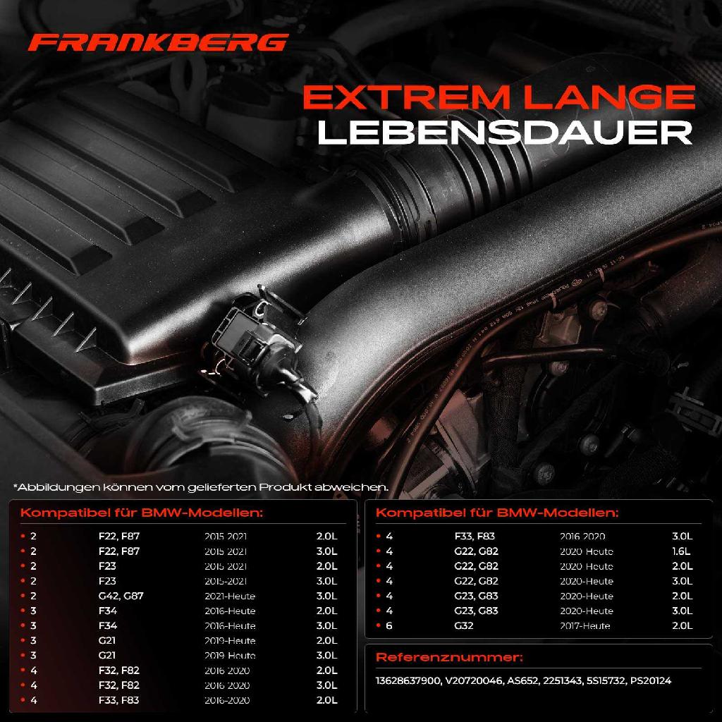 1x Saugrohrdruck Sensor für BMW 1er 2 Cabriolet 3er 3 Gran Turismo 4 Cabriolet 5er