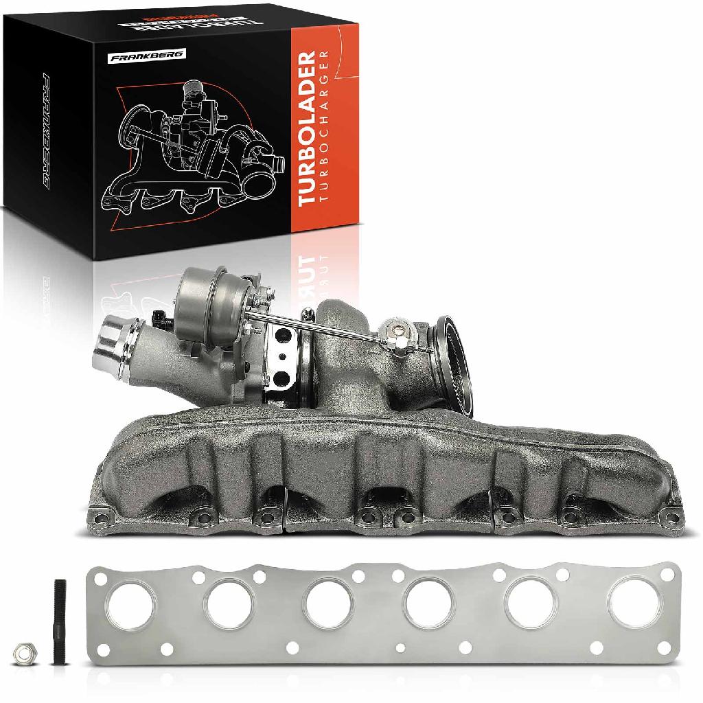 1x Turbolader Abgaskrümmer Einheit für BMW 5er F10 5er Gran Turismo F07 F11 6 Gran Coupe F06 F12 F13