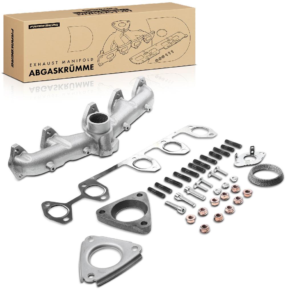 1x Abgaskrümmer Auspuff Krümmer für VW Touareg Transporter T5 Multivan V