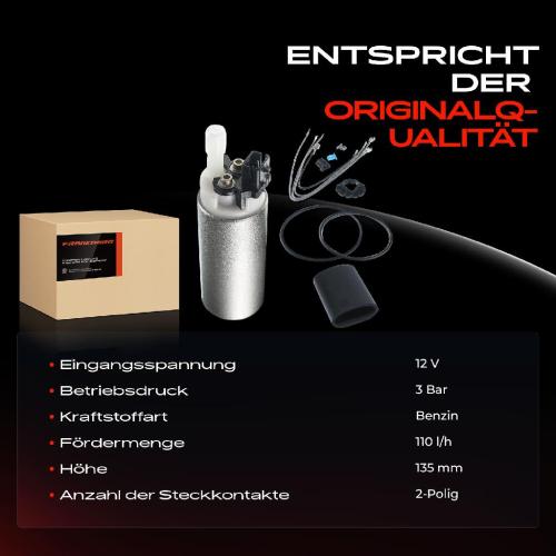 1x Kraftstoffpumpe für BMW 3er E30 Buick LeSabre Chevrolet Corvette Citroën XM Break Y3 Y4 Bild 1x Kraftstoffpumpe für BMW 3er E30 Buick LeSabre Chevrolet Corvette Citroën XM Break Y3 Y4