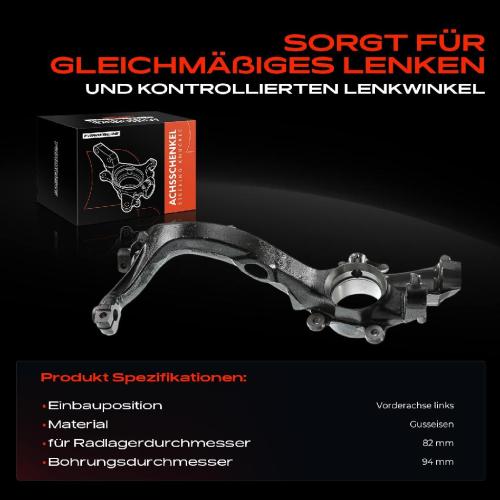 Frankberg 1x Achsschenkel Radaufhängung Vorderachse Links für VW Passat Variant 3B3 3B6 Skoda Superb I 3U4 2000-2008 Bild Frankberg 1x Achsschenkel Radaufhängung Vorderachse Links für VW Passat Variant 3B3 3B6 Skoda Superb I 3U4 2000-2008