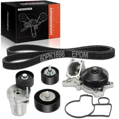 1x Keilrippenriemensatz Wasserpumpe für BMW 1er E81 E88 E82 3er E90 E91 E93 Bild 1x Keilrippenriemensatz Wasserpumpe für BMW 1er E81 E88 E82 3er E90 E91 E93