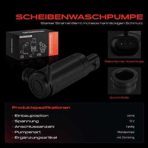 1x Waschwasserpumpe Scheibenreinigung Vorne für Chevrolet Captiva2007-2011 Bild 1x Waschwasserpumpe Scheibenreinigung Vorne für Chevrolet Captiva2007-2011