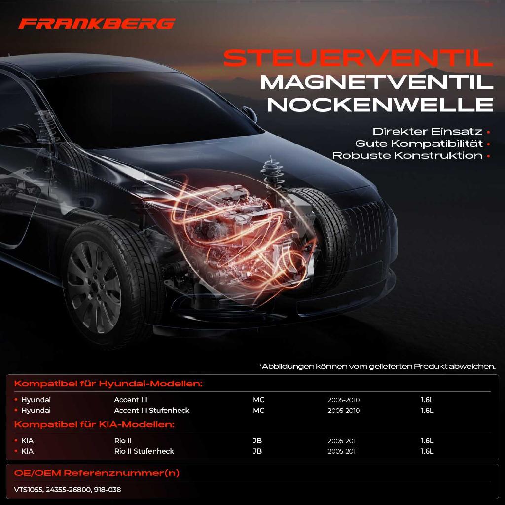 1x Steuerventil Nockenwellenverstellung für Hyundai Accent III MC KIA Rio II JB