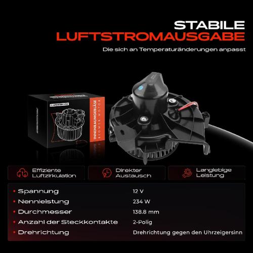 1x Gebläsemotor Innenraumgebläse für Opel Combo Corsa C F08 F68 X01 Tigra Twintop Bild 1x Gebläsemotor Innenraumgebläse für Opel Combo Corsa C F08 F68 X01 Tigra Twintop