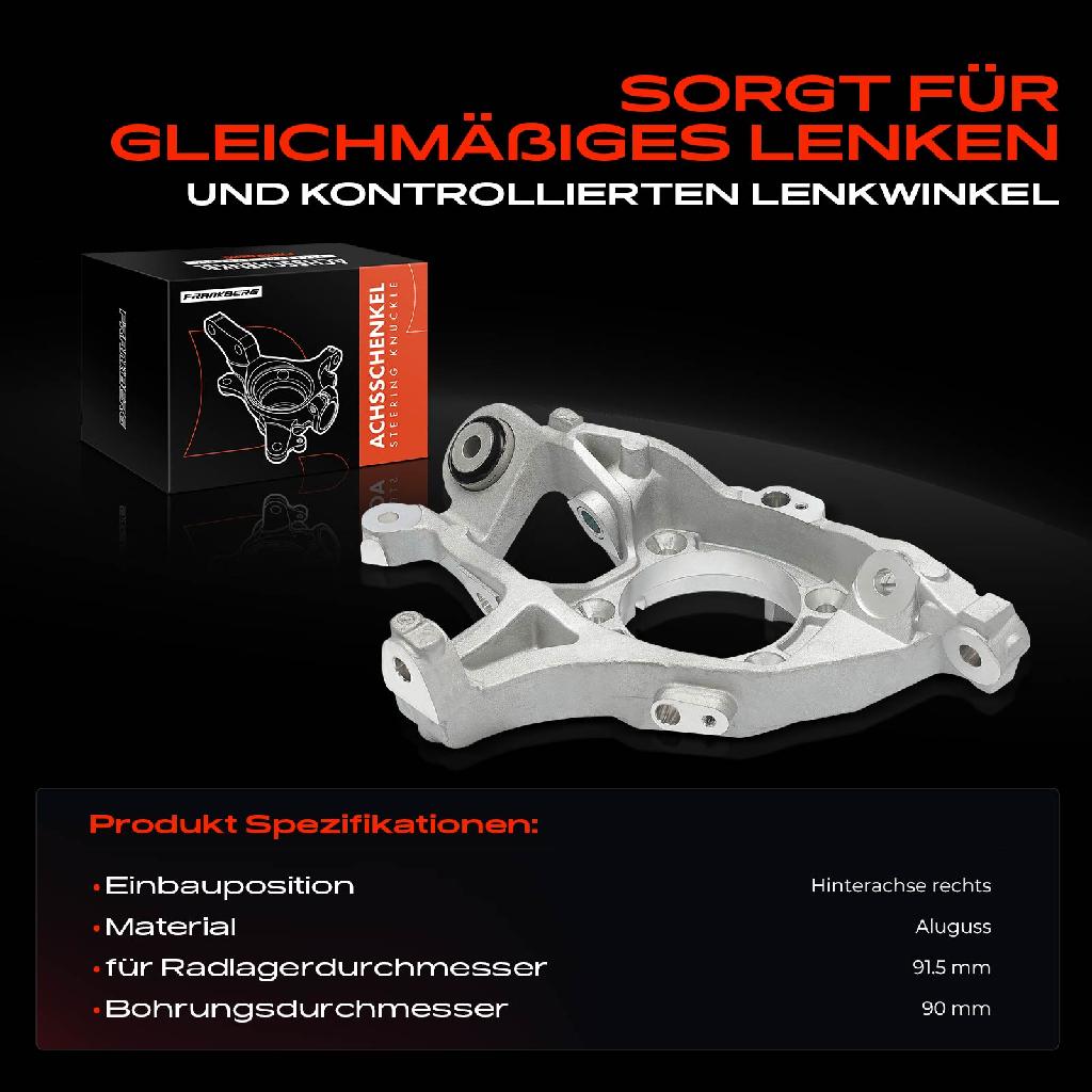 1x Achsschenkel Radaufhängung Hinterachse Rechts für Chrysler 300 C Touring Dodge Challenger Coupe