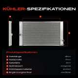 1x Kühler Wasserkühler Motorkühler für Volvo C30 533 C70 542 S40 544 V50 545