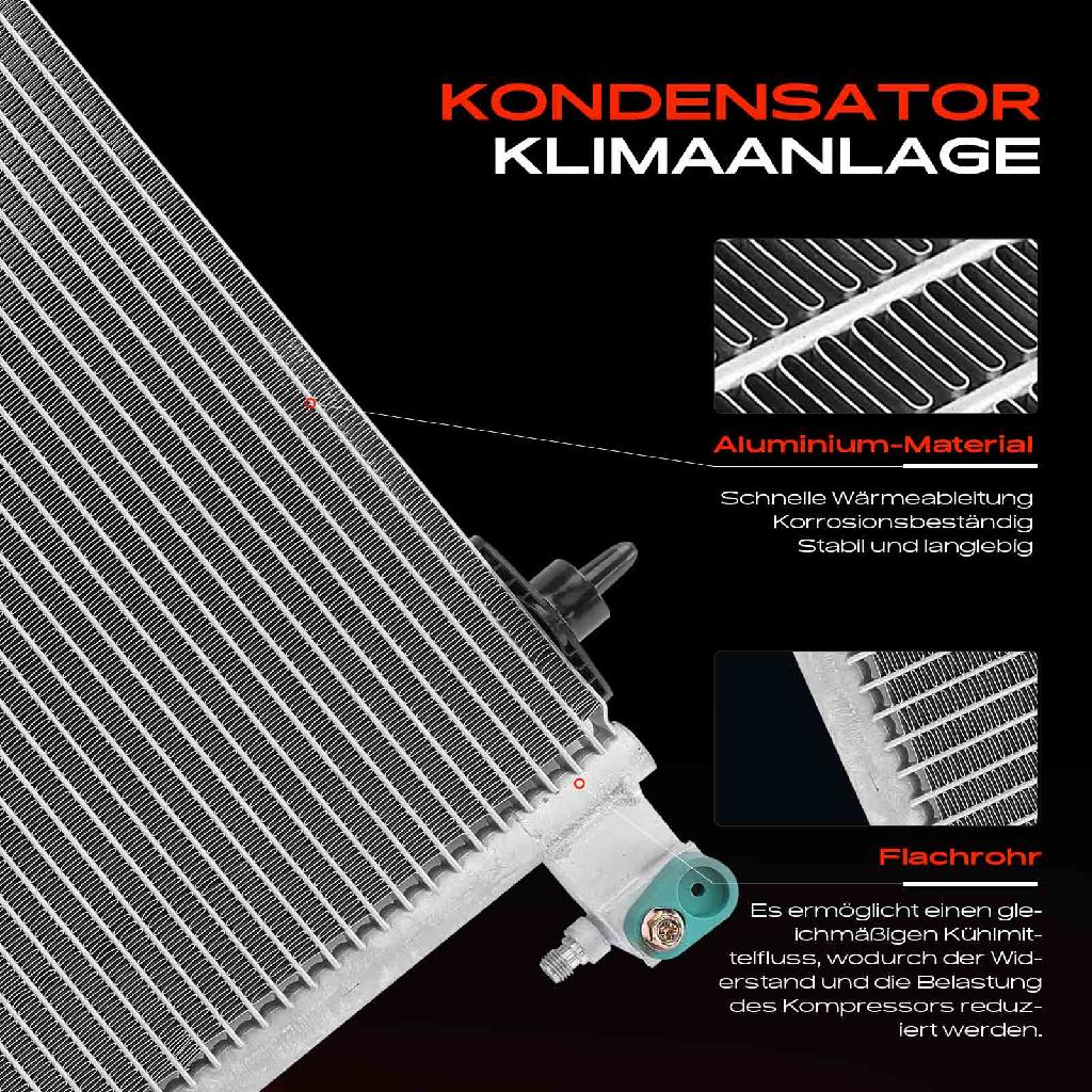 1x Kondensator Klimaanlage für Citroën Berlingo GFK Xsara N1 N2 1.6L