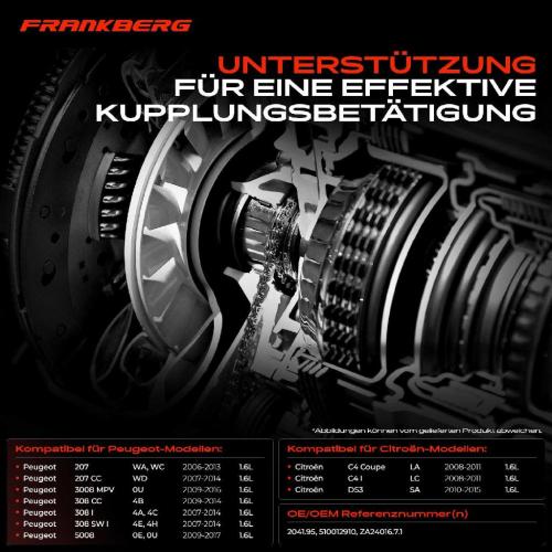 1x Zentralausrücker Kupplung für Peugeot 207 308 5008 Citroën C4 DS3 2007-2017 Bild 1x Zentralausrücker Kupplung für Peugeot 207 308 5008 Citroën C4 DS3 2007-2017