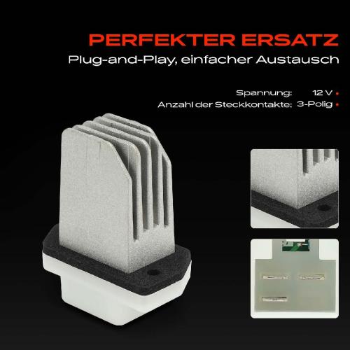 1x Widerstand Vorwiderstand Gebläsemotor für Nissan Juke F15 NP300 Navara X-Trail T31 Bild 1x Widerstand Vorwiderstand Gebläsemotor für Nissan Juke F15 NP300 Navara X-Trail T31