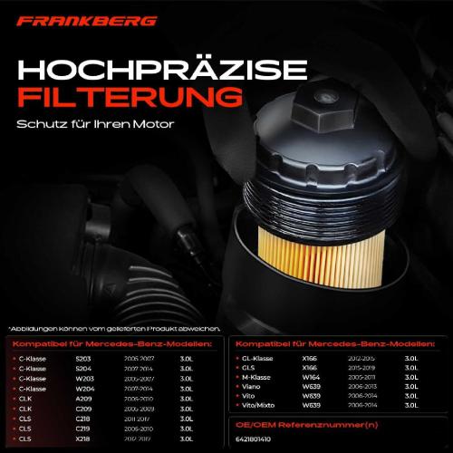 1x Ölfiltergehäuse für Mercedes-Benz W204 C204 S204 W212 A207 C207 S212 R172 Bild 1x Ölfiltergehäuse für Mercedes-Benz W204 C204 S204 W212 A207 C207 S212 R172