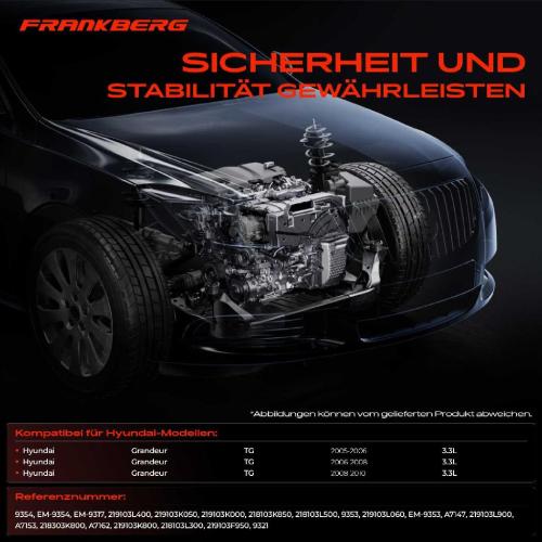 3x Motorlager Vorne und Hinten für Hyundai Grandeur TG 3.3L 2005-2010 Bild 3x Motorlager Vorne und Hinten für Hyundai Grandeur TG 3.3L 2005-2010