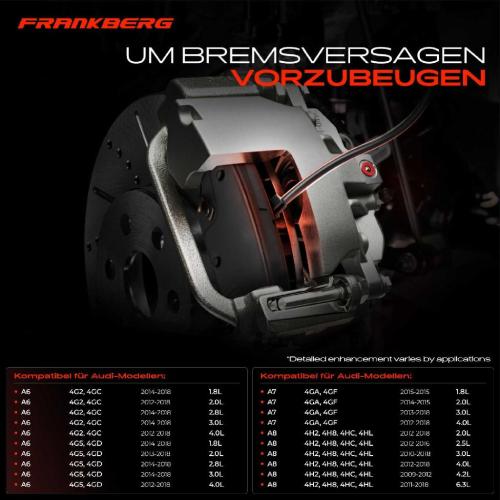 2x Warnkontakt Bremsbelagverschleiß Vorderachse für Audi A6 A7 4G A8 4H 1.8L-6.3L 2009-2018 Bild 2x Warnkontakt Bremsbelagverschleiß Vorderachse für Audi A6 A7 4G A8 4H 1.8L-6.3L 2009-2018