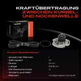 1x Zahnriemensatz Zahnriemen Wasserpumpe für VW Polo Coupe Classic Seat Terra 24