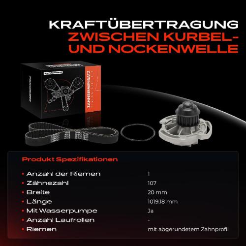 1x Zahnriemensatz Zahnriemen Wasserpumpe für VW Polo Coupe Classic Seat Terra 24 Bild 1x Zahnriemensatz Zahnriemen Wasserpumpe für VW Polo Coupe Classic Seat Terra 24