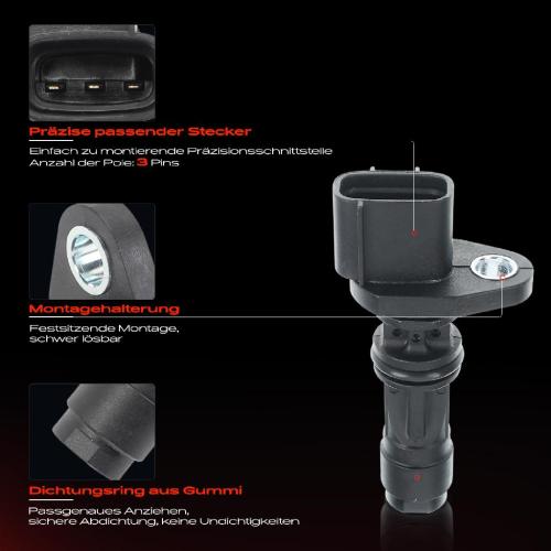 Frankberg 1x Kurbelwellensensor Impulsgeber für Nissan NP300 Navara Pathfinder III Primera Bild Frankberg 1x Kurbelwellensensor Impulsgeber für Nissan NP300 Navara Pathfinder III Primera