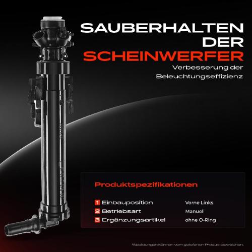 1x Scheinwerferreinigung Waschwasserdüse Vorne Links für BMW 1er F20 F21 2010-2018 Bild 1x Scheinwerferreinigung Waschwasserdüse Vorne Links für BMW 1er F20 F21 2010-2018