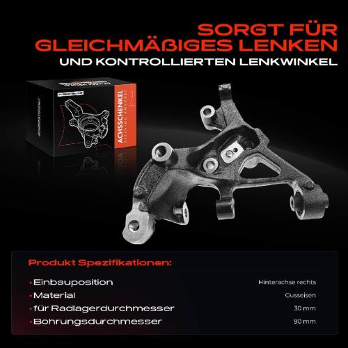 1x Achsschenkel Radaufhängung Hinterachse Rechts für VW Golf VII Audi A3 8V Skoda Seat Bild 1x Achsschenkel Radaufhängung Hinterachse Rechts für VW Golf VII Audi A3 8V Skoda Seat