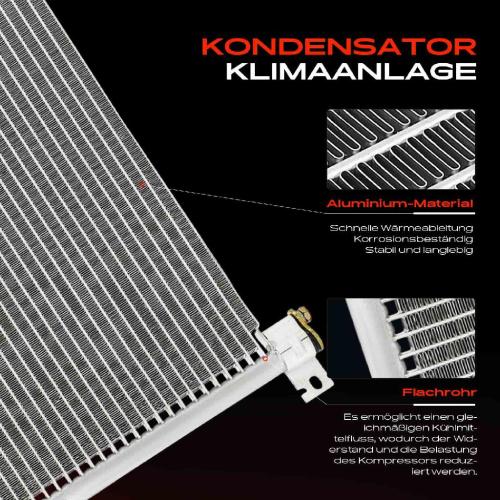 1x Kondensator Klimaanlage für Ford Mondeo III B4Y B5Y BWY 1.8L-3.0L 2002-2007 Bild 1x Kondensator Klimaanlage für Ford Mondeo III B4Y B5Y BWY 1.8L-3.0L 2002-2007