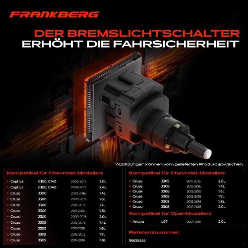 1x Bremslichtschalter für Chevrolet Captiva Cruze Antara Astra J Zafira C P12 Bild 1x Bremslichtschalter für Chevrolet Captiva Cruze Antara Astra J Zafira C P12