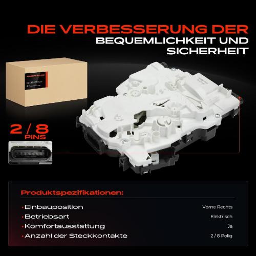 1x Türschloss Hinten Rechts für Mercedes-Benz Vito Tourer W447 1.6L 1.8L 2.0L 2.1L Bj ab 2014 Bild 1x Türschloss Hinten Rechts für Mercedes-Benz Vito Tourer W447 1.6L 1.8L 2.0L 2.1L Bj ab 2014