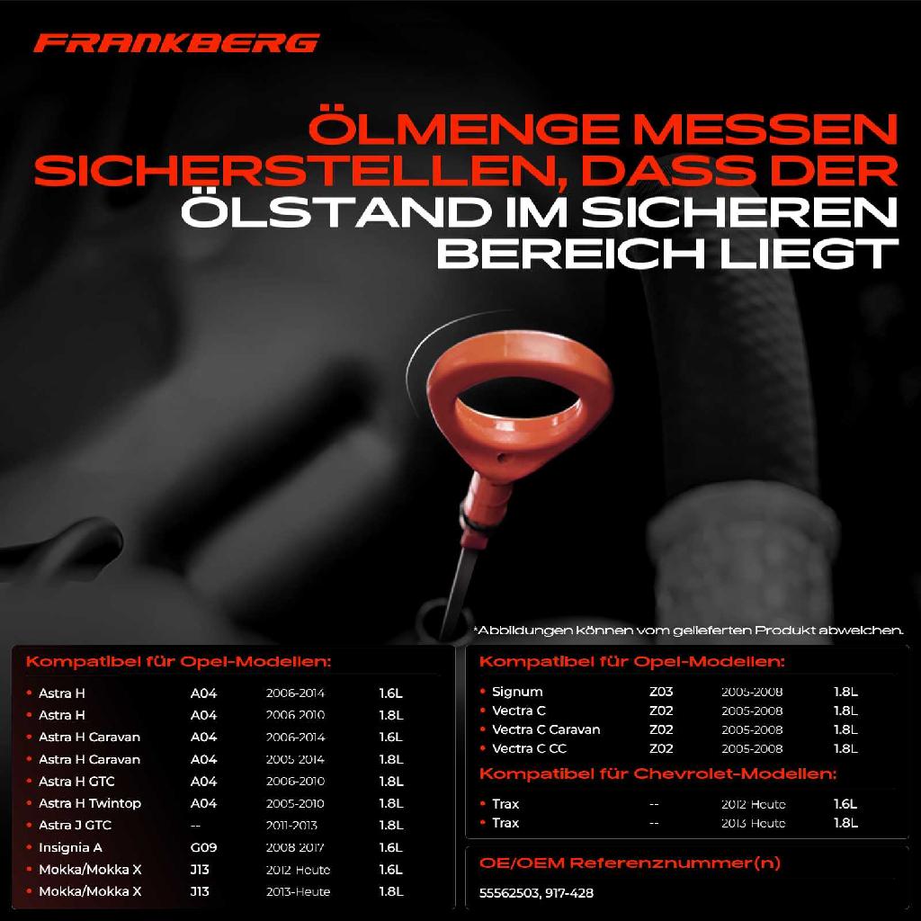1x Ölmessstab Ölpeilstab Ölstab für Opel Astra H A04 Astra J Mokka X Zafira Family B A05